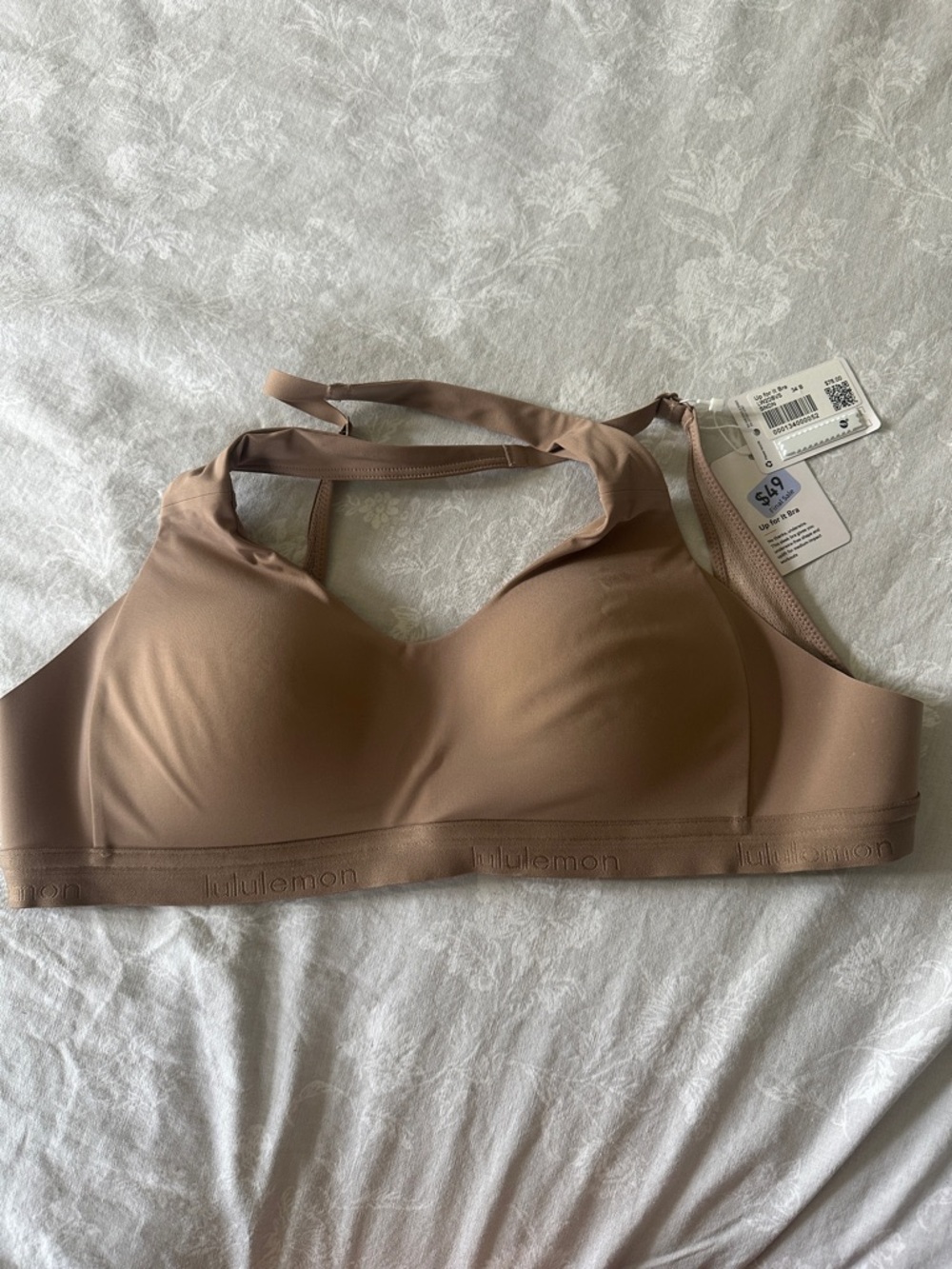 lululemon athletica Women’s Light Support Sports Bra in Nude Brown